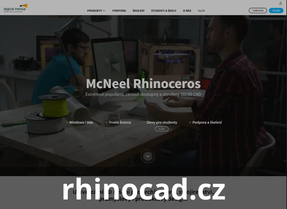 rhinocad.cz web portal